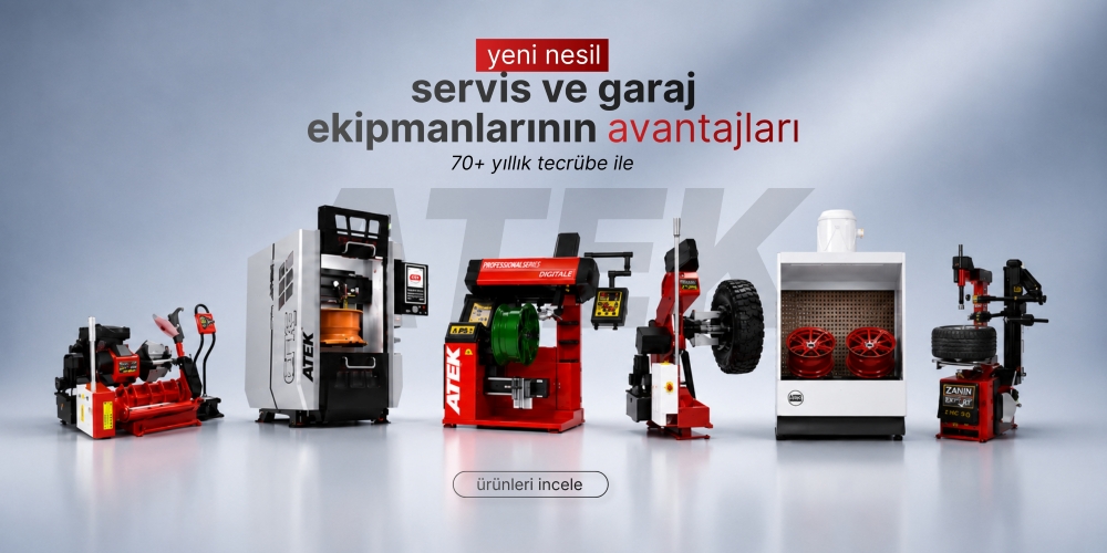 yeni nesil servis ve garaj ekipmanları